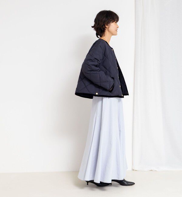 NOLLEY'S「【追加】【WEB＆一部店舗限定色あり】ウォッシャブルヴィンテージタフタマチ入りマキシスカート」|スカート|