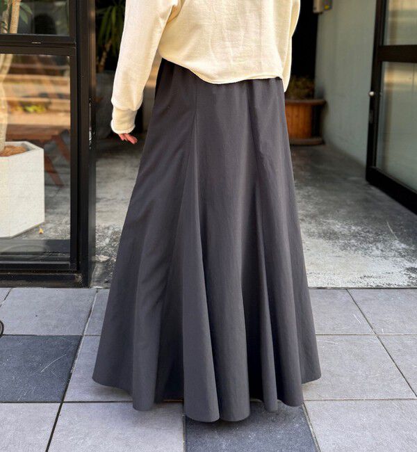 NOLLEY'S「【追加】【WEB＆一部店舗限定色あり】ウォッシャブルヴィンテージタフタマチ入りマキシスカート」|スカート|