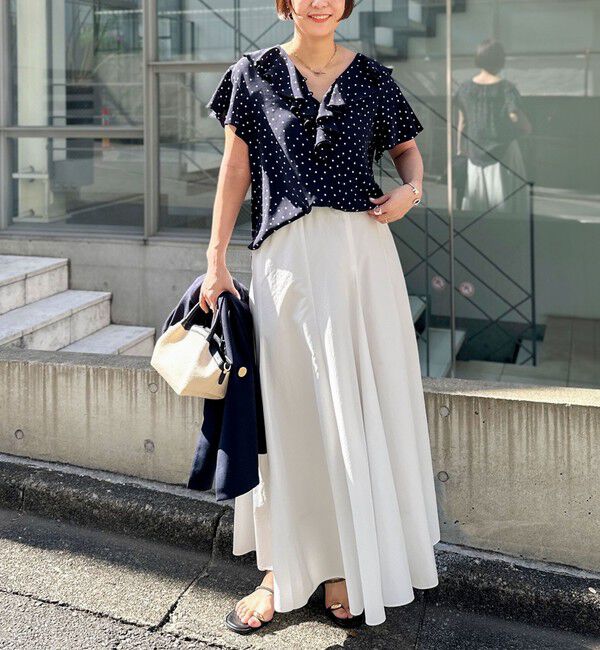 NOLLEY'S「2wayラッフル衿ブラウス」|シャツ・ブラウス|