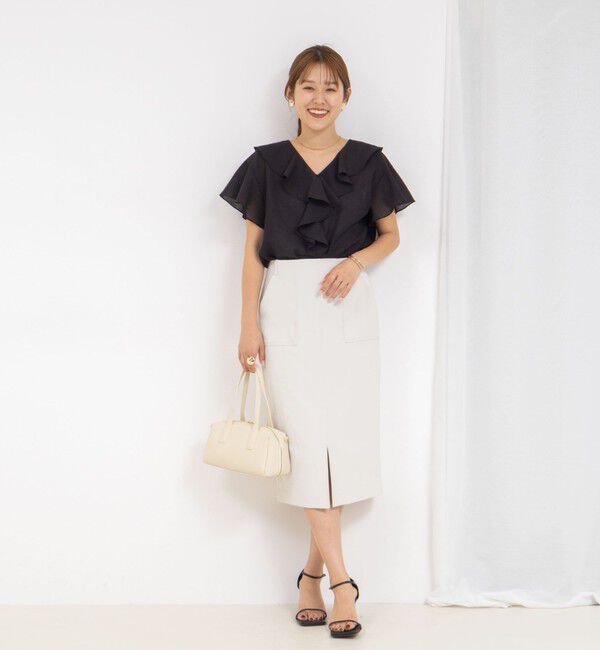 NOLLEY'S「2wayラッフル衿ブラウス」|シャツ・ブラウス|