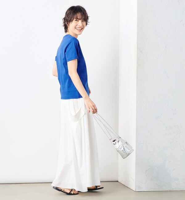 NOLLEY'S「《セットアップ対応》リンクルタイプライターポケ付きスカート」|スカート|