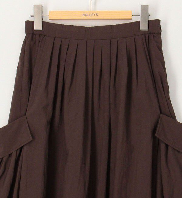 NOLLEY'S「《セットアップ対応》リンクルタイプライターポケ付きスカート」|スカート|