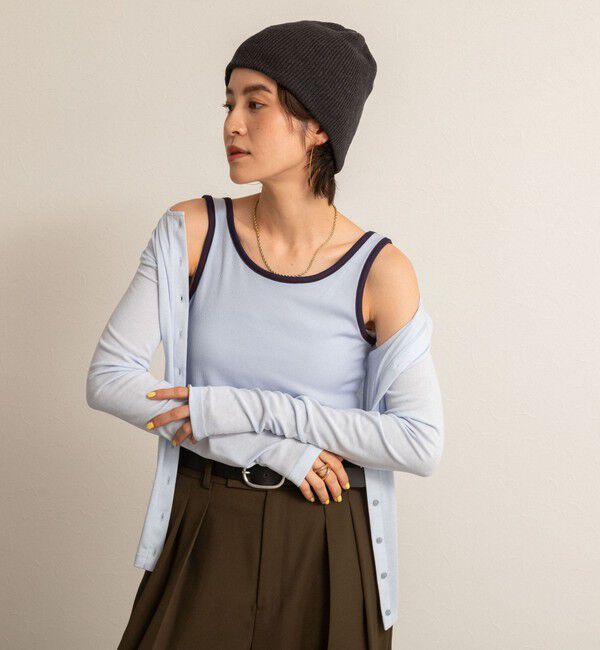 NOLLEY'S「【MAQWEL/マクウェル】リンガーリブタンクトップ」|タンクトップ|