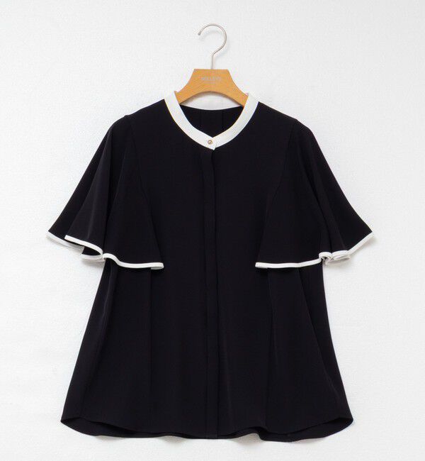 NOLLEY'S sophi「バックサテンフレアスリーブブラウス」|シャツ・ブラウス|