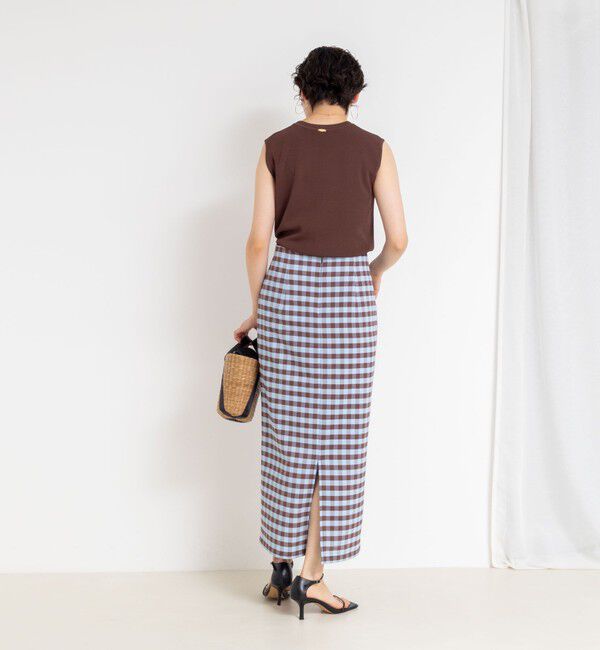 NOLLEY'S sophi「《アンサンブル対応/手洗い可能》マルチファンクション総針ノースリーブプルオーバーニット」|ニット・セーター|