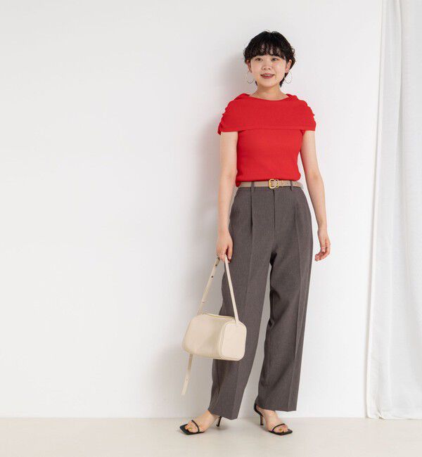 NOLLEY'S sophi「◇【WEB限定カラーあり】《手洗い可能》シアーオフショルプルオーバーニット」|ニット・セーター|