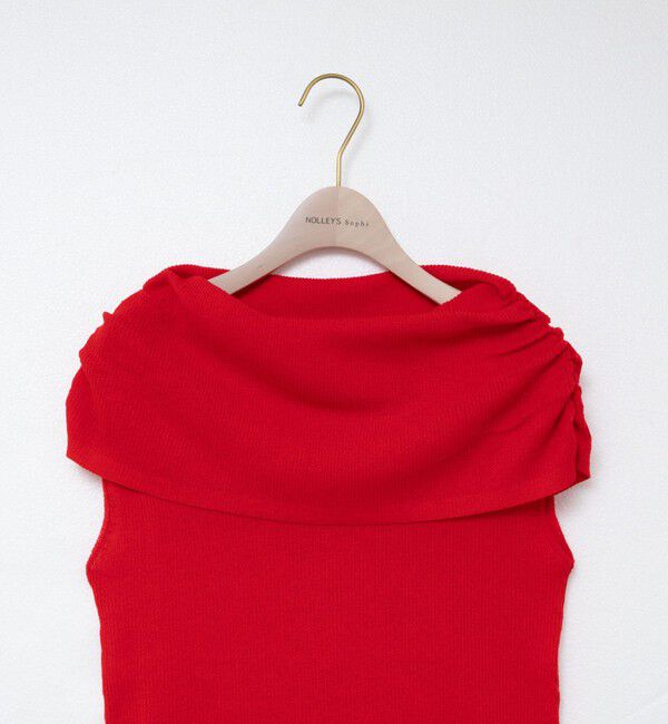 NOLLEY'S sophi「◇【WEB限定カラーあり】《手洗い可能》シアーオフショルプルオーバーニット」|ニット・セーター|