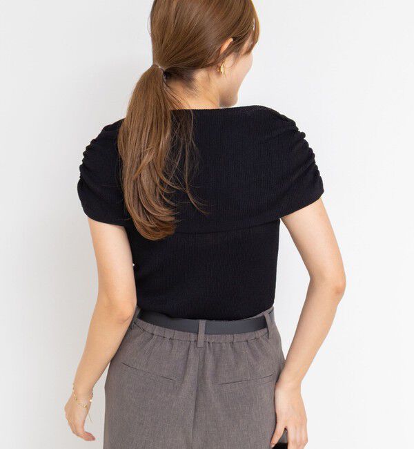 NOLLEY'S sophi「◇【WEB限定カラーあり】《手洗い可能》シアーオフショルプルオーバーニット」|ニット・セーター|