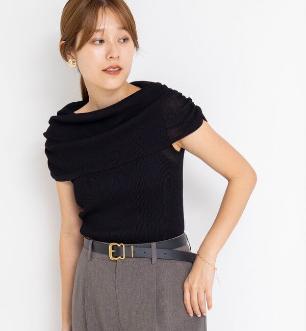 NOLLEY'S sophi「◇【WEB限定カラーあり】《手洗い可能》シアーオフショルプルオーバーニット」|ニット・セーター|