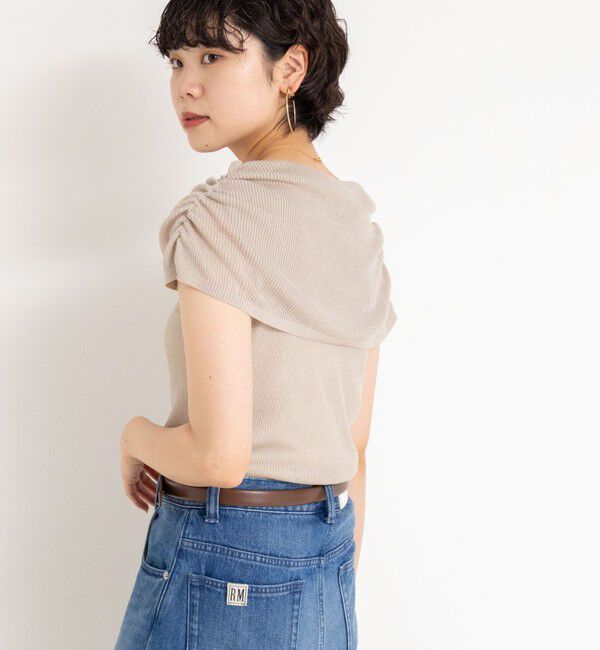 NOLLEY'S sophi「◇【WEB限定カラーあり】《手洗い可能》シアーオフショルプルオーバーニット」|ニット・セーター|