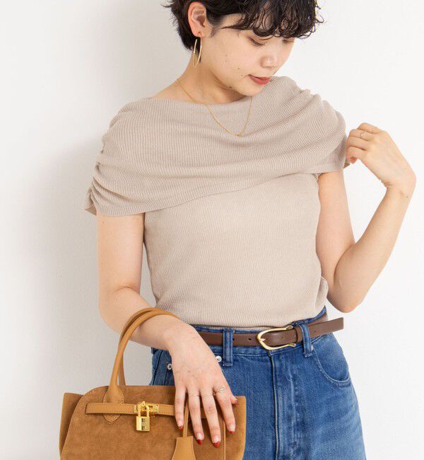 NOLLEY'S sophi「◇【WEB限定カラーあり】《手洗い可能》シアーオフショルプルオーバーニット」|ニット・セーター|