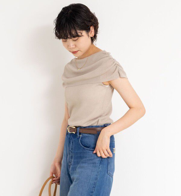 NOLLEY'S sophi「◇【WEB限定カラーあり】《手洗い可能》シアーオフショルプルオーバーニット」|ニット・セーター|