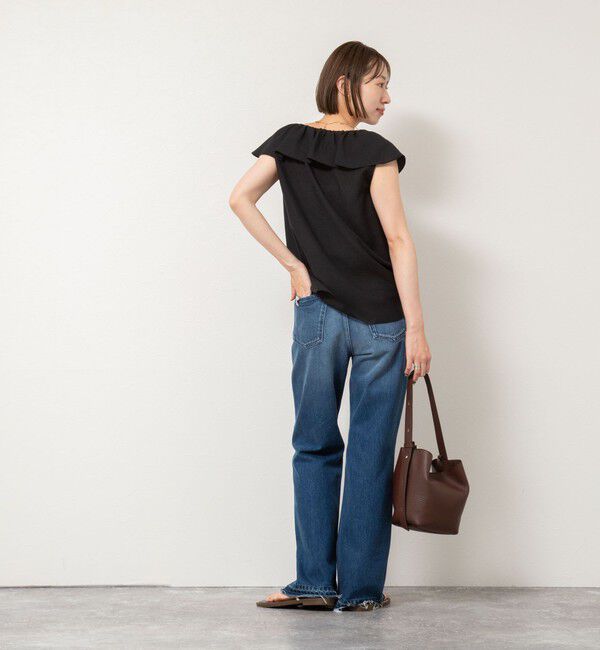 NOLLEY'S sophi「シアーラッフルノースリーブブラウス」|シャツ・ブラウス|