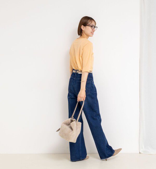 NOLLEY'S「綿ナイロンシアー6分袖プルオーバーカットソー」|Tシャツ・カットソー|