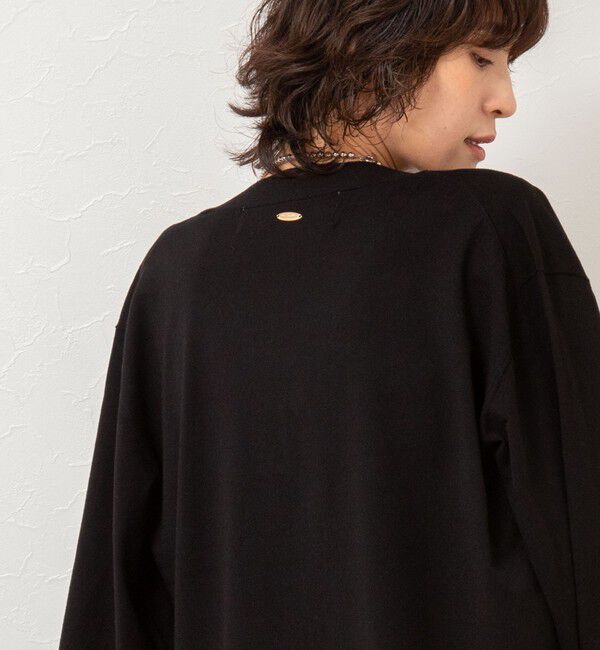 Rie Miller「《手洗い可能》《セットアップ対応》BIGシルエットVネックカーディガン」|カーディガン|