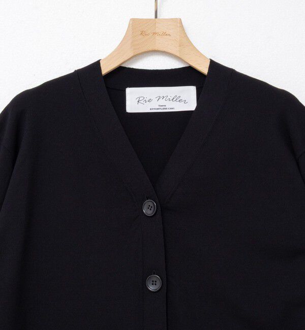 Rie Miller「《手洗い可能》《セットアップ対応》BIGシルエットVネックカーディガン」|カーディガン|