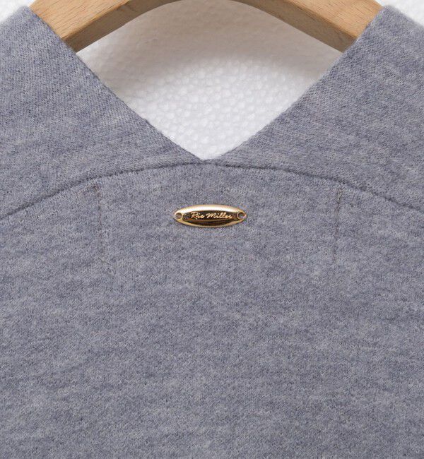 Rie Miller「バイカラー強縮ニットショール」|ニット・セーター|