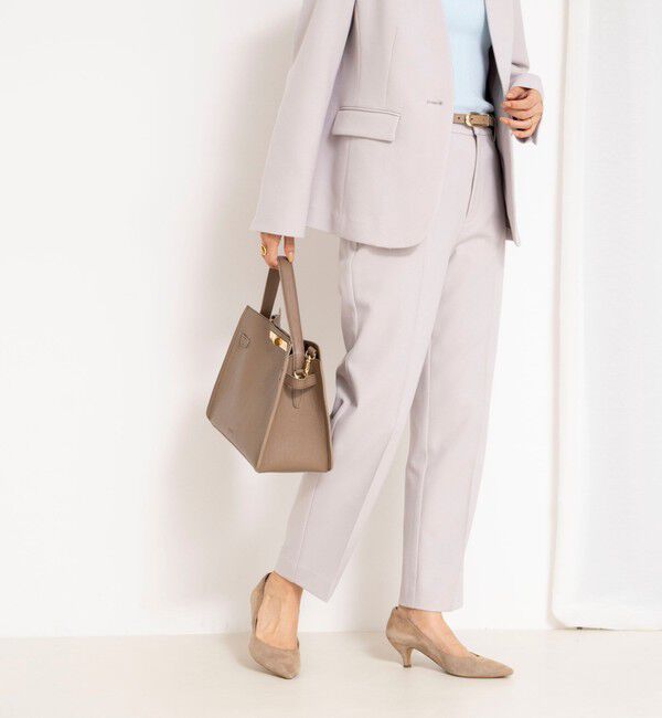 NOLLEY'S「《セットアップ対応》ウォッシャブルサージストレッチストレートパンツ」|その他|