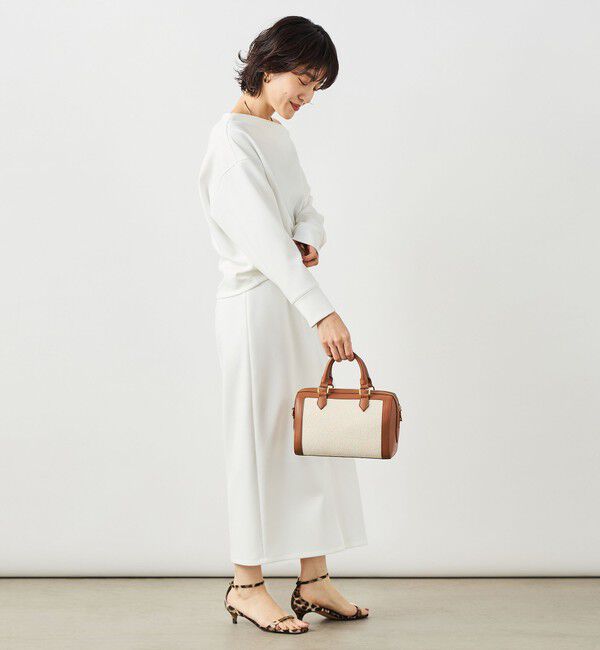 NOLLEY'S sophi「《セットアップ対応》ウォッシャブルボートネックライトダンボールプルオーバー」|Tシャツ・カットソー|