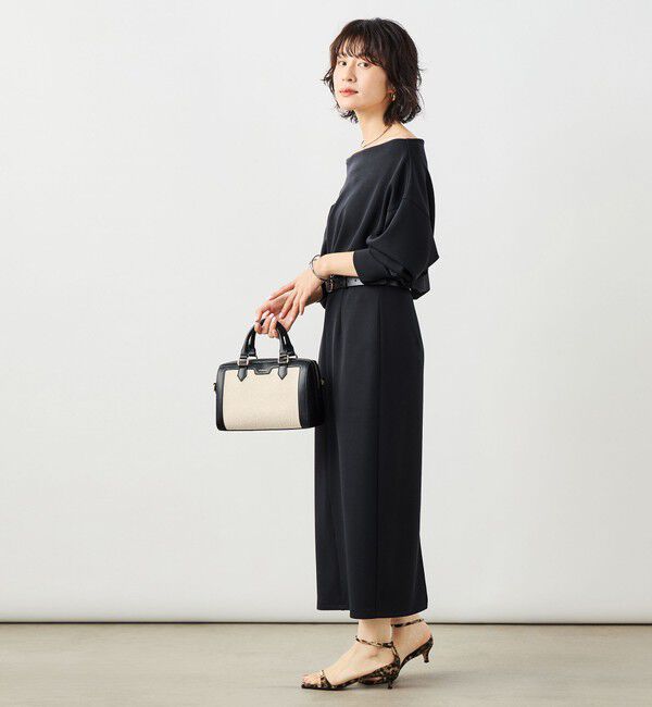 NOLLEY'S sophi「《セットアップ対応》ウォッシャブルボートネックライトダンボールプルオーバー」|Tシャツ・カットソー|