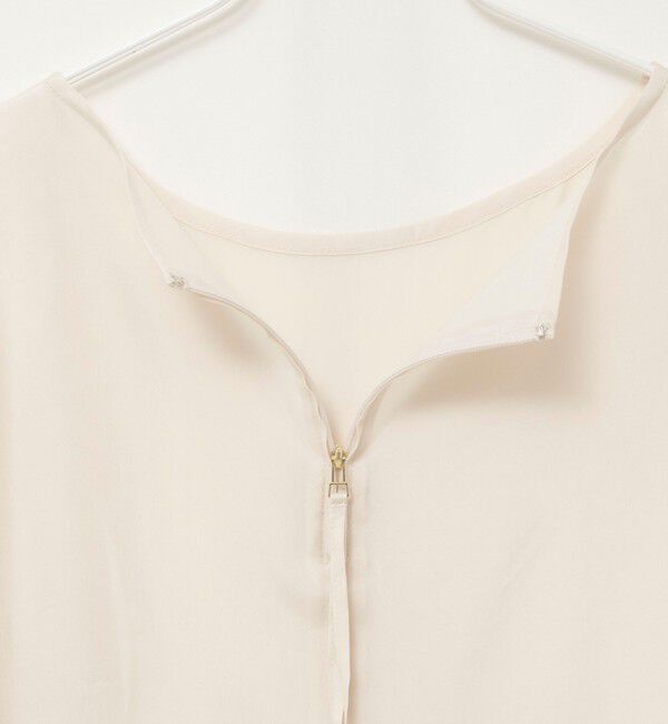 MAQWEL「《セットアップ対応》【MAQWEL/マクウェル】ウォッシャブルサテンTブラウス」|シャツ・ブラウス|