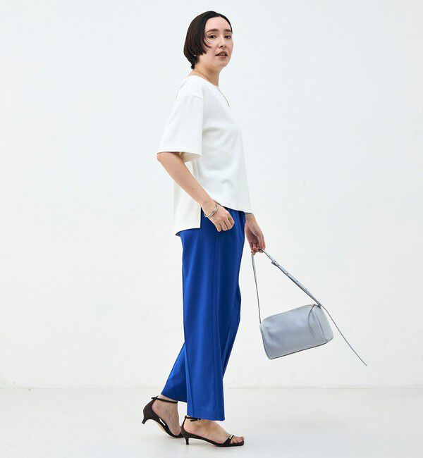 NOLLEY'S「《セットアップ対応》ウォッシャブルイージーツイルTブラウス」|シャツ・ブラウス|