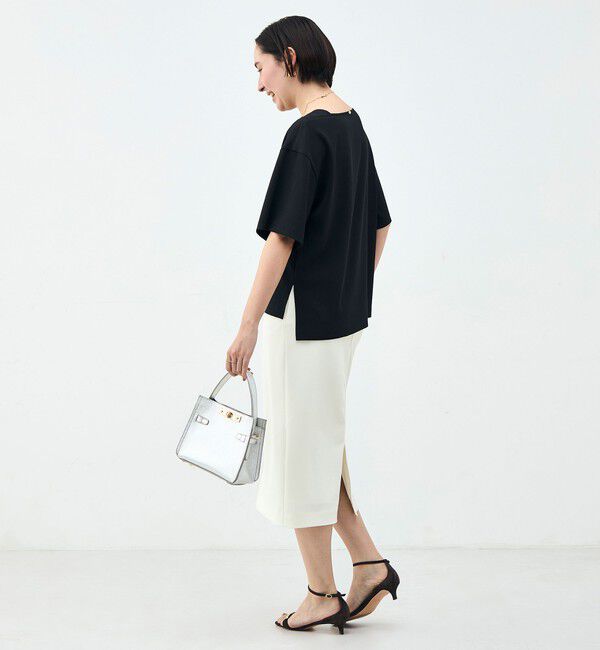 NOLLEY'S「《セットアップ対応》ウォッシャブルイージーツイルTブラウス」|シャツ・ブラウス|