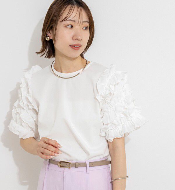 NOLLEY'S「【WEB限定】袖コンシャスプルオーバー」|Tシャツ・カットソー|