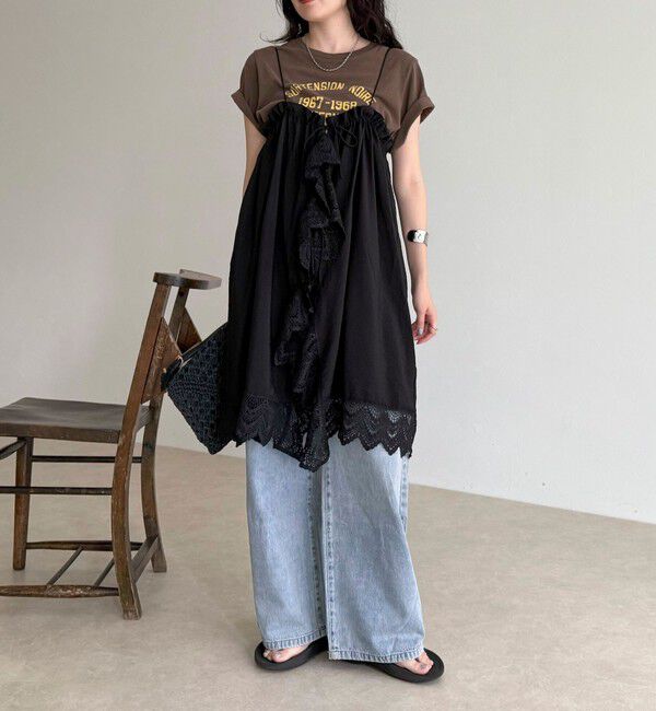 fredy emue「2ＷAYレイヤードキャミワンピース」|ワンピース|