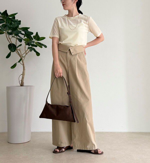 fredy emue「ベロア半袖Tシャツ」|Tシャツ・カットソー|