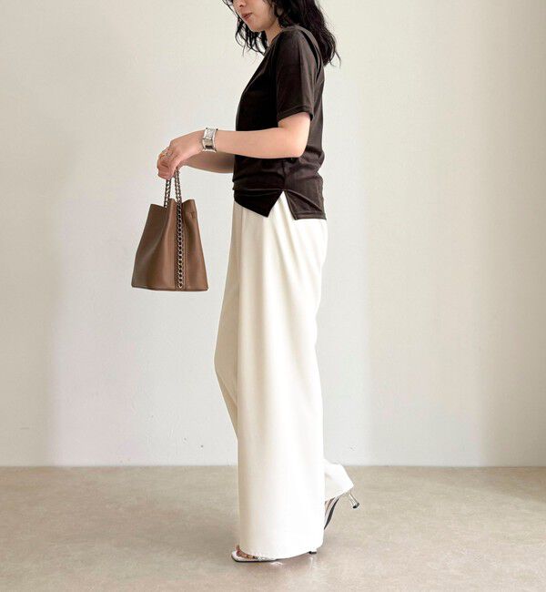 fredy emue「ベロア半袖Tシャツ」|Tシャツ・カットソー|