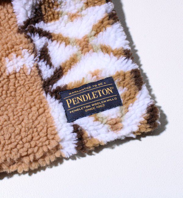 GLOSTER「【PENDLETON】別注 HARDING 差し込みボアマフラー」|マフラー|