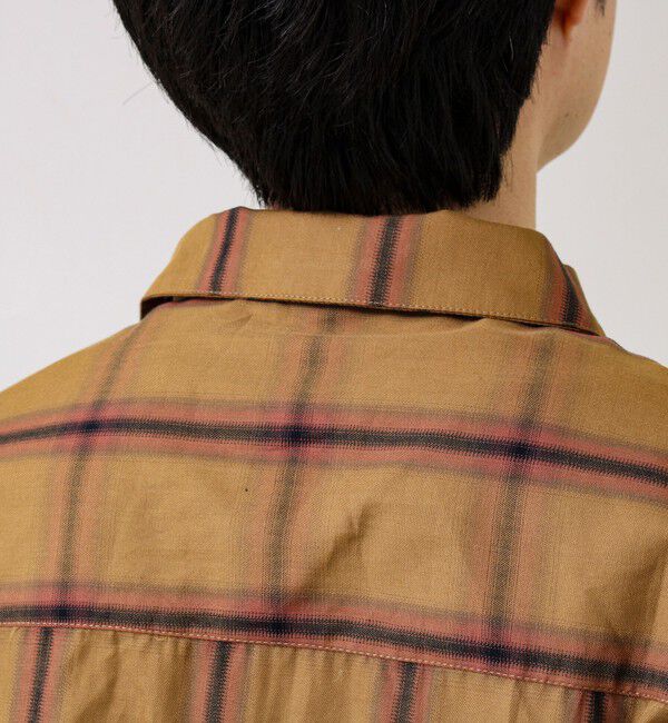 GLOSTER「【奥行きのある色合い】オンブレチェック ロングスリーブシャツ」|シャツ・ブラウス|