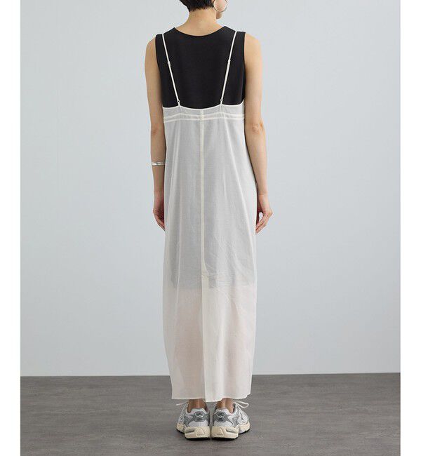 SALON adam et rope'「コットンボイルシアーキャミワンピース」|ワンピース|