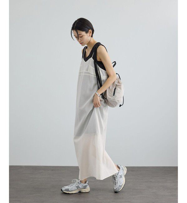 SALON adam et rope'「コットンボイルシアーキャミワンピース」|ワンピース|