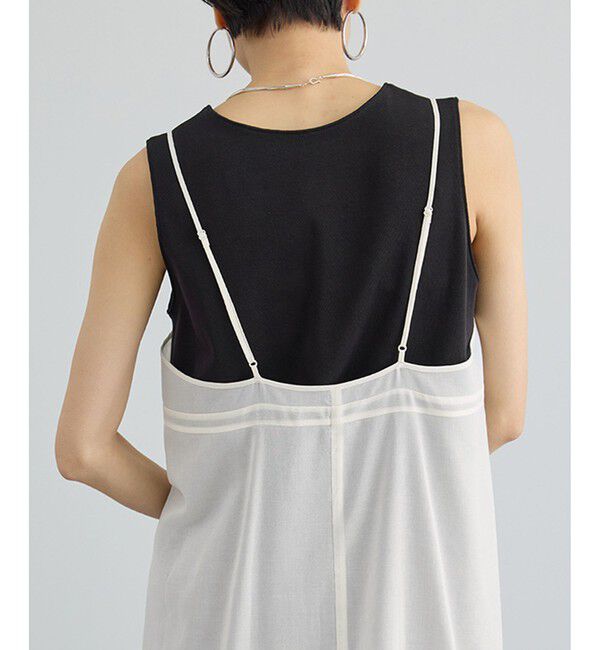 SALON adam et rope'「コットンボイルシアーキャミワンピース」|ワンピース|