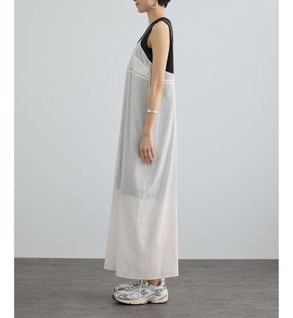 SALON adam et rope'「コットンボイルシアーキャミワンピース」|ワンピース|