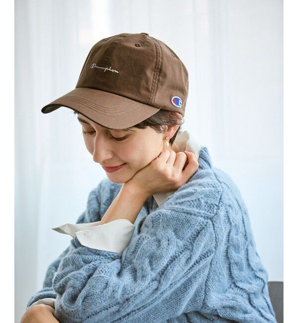 ROPE PICNIC PASSAGE「【Champion/チャンピオン別注】Long visor cap/遮熱」|キャップ・キャスケット|ブラウン系(22)