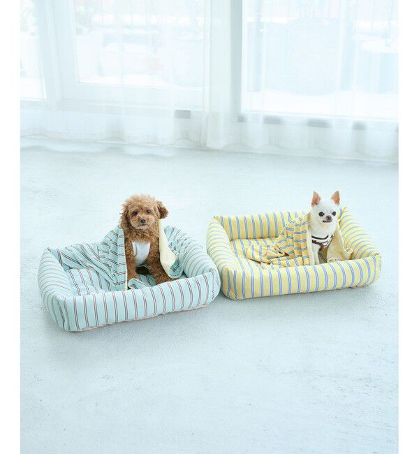 ROPE PICNIC PASSAGE「【DOG】マルチストライプひんやりベッド」|その他|