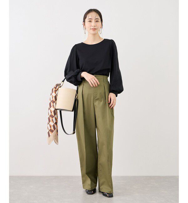 Rope&rsquo;Picnic「シアーボリュームスリーブカットトップス」|Tシャツ・カットソー|