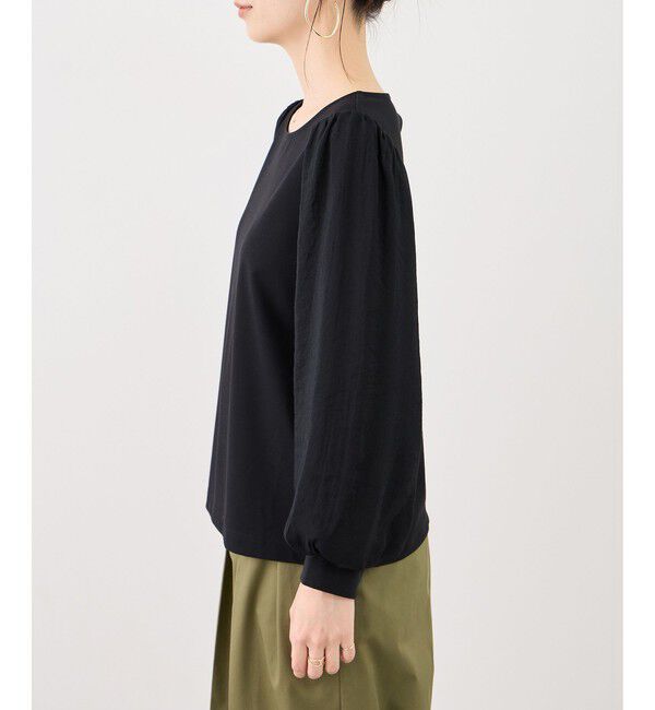 Rope&rsquo;Picnic「シアーボリュームスリーブカットトップス」|Tシャツ・カットソー|