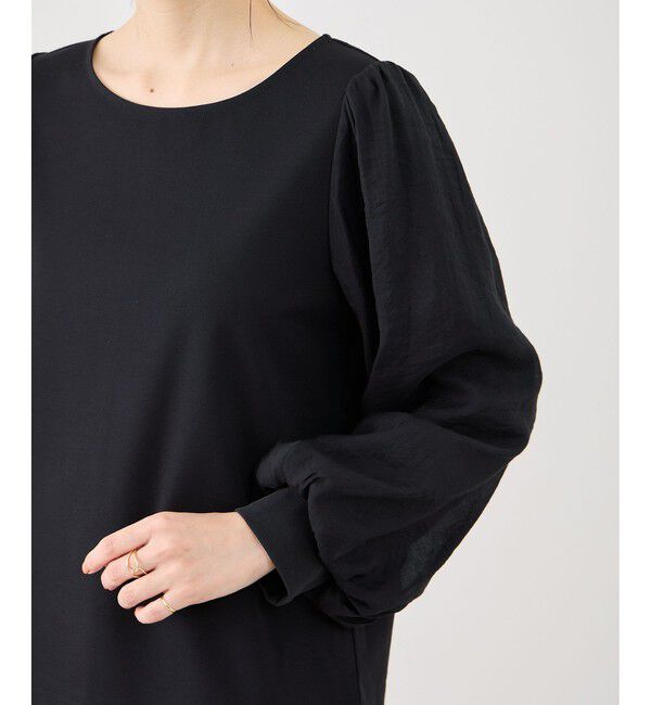 Rope&rsquo;Picnic「シアーボリュームスリーブカットトップス」|Tシャツ・カットソー|