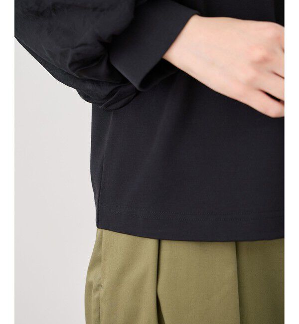 Rope&rsquo;Picnic「シアーボリュームスリーブカットトップス」|Tシャツ・カットソー|