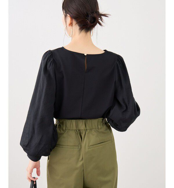 Rope&rsquo;Picnic「シアーボリュームスリーブカットトップス」|Tシャツ・カットソー|