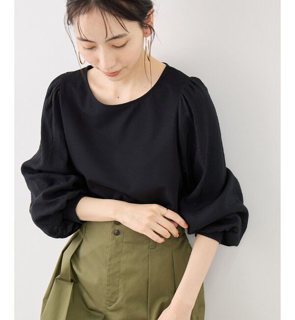 Rope&rsquo;Picnic「シアーボリュームスリーブカットトップス」|Tシャツ・カットソー|