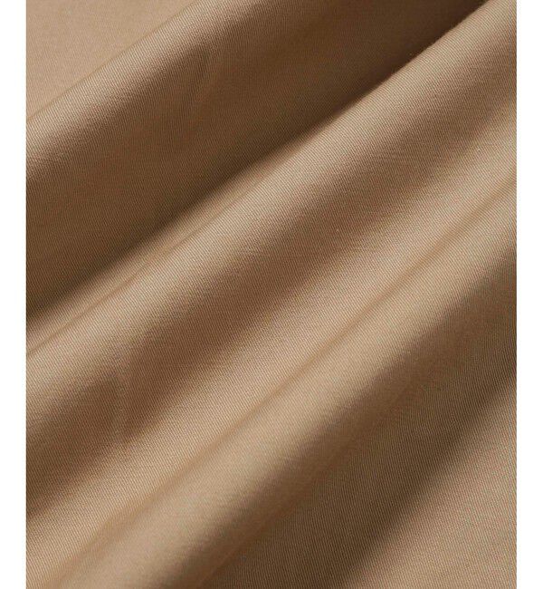 ADAM ET ROPE'「【撥水】ワンプリーツ クロップドシルエット チノパンツ」|チノ|