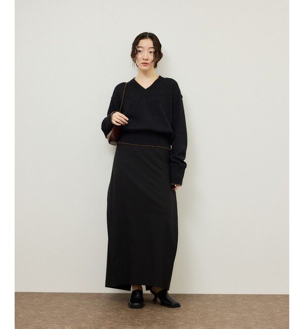 ADAM ET ROPE'「ペーパーヤーンプルオーバー」|ニット・セーター|