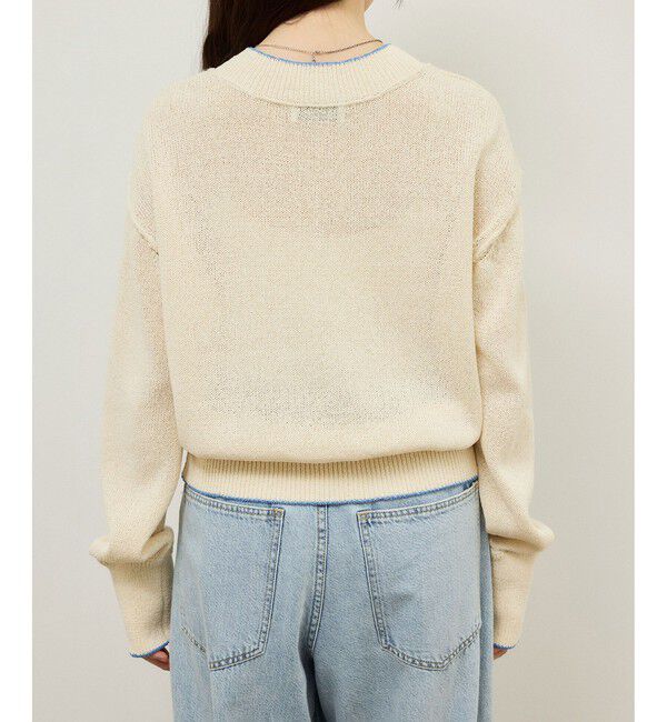 ADAM ET ROPE'「ペーパーヤーンプルオーバー」|ニット・セーター|