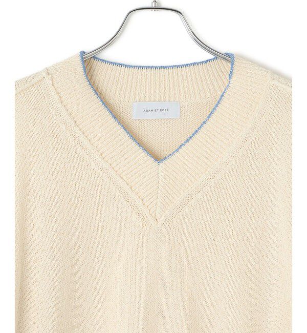 ADAM ET ROPE'「ペーパーヤーンプルオーバー」|ニット・セーター|