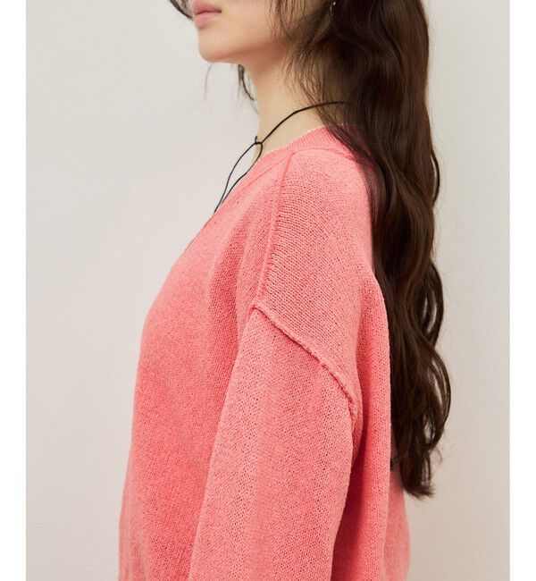 ADAM ET ROPE'「ペーパーヤーンプルオーバー」|ニット・セーター|